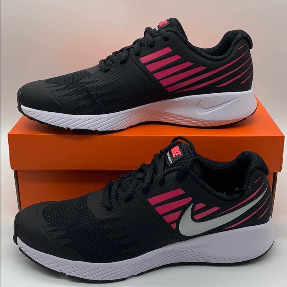 NIKE STAR RUNNER (GS) black/metallic-silver - Picture 14 of 16